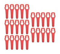 50PCS Weed Trimmer Head Blade Replacement, Plastic Cutter Weed Lawn Mover Blade, Universal Weed Warrior Trimmer Head Blades Replacement for Garden Weeding Equipment