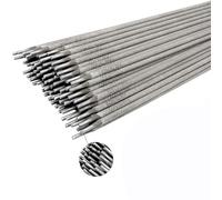 50Pcs Welding Rod J422 Carbon Steel Welding Rod Diam 1-1.8mm Long 250mm Stable Arc, Easy to Remove Slag(1.8mm)