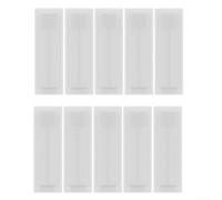 50Pcs White ABS Electrical Panel Covers, Slot Blanks For Fuse Box&Distribution Board, Modular Hole-Plugs For Safety(1-P)