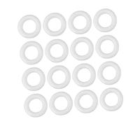 50Pcs White Foam Circular Rings for DIY Crafts Art Projects Home Decor and Kids' Creativity Development (5X1.5Cm)