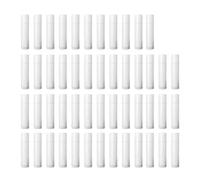 50pcs White Lipstick Tube Containers For Making Your Own Lip Balms Refillable And Portable Lip Balm Tube Kit