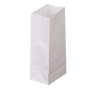 50pcs White Paper Bags,18 * 9 * 5.5cm Small Paper Bags Kraft Material Bread Loaf, Bakery, Snack,Sandwich Retail, Gift Wrapping Takeaway Lunch Grocery For Shopping Party Crafts Projects