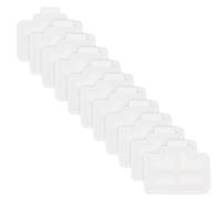 50pcs White Silicone Rj45 Ethernet Hub Port Cover Protector