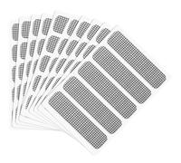 50PCS Window Screen Patch, Waterproof Fiberglass Fine Mesh Screen Repair Kit, Self-Adhesive Anti-Mosquito Weep Hole Covers Repair Kit Mesh Window