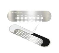 50PCS Window Weep Hole Screen Patch Strong Sticky Waterproof Sun-Resistant PET Adhesive (2.36inch*0.59inch(6cm*1.5cm) Stainless Steel)