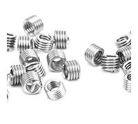 50Pcs Wire Thread Insert, US Unit 6-32 Brace Bushing Screw Hole Repairing Trimming Tool (1.5D)