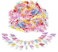 50pcs Wonder Clips Plastic Fabric Quilting Clips for Sewing, Dressmaking, Crafting