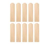 50pcs Wood Blank Bookmarks Unfinished Tags Painting Craft DIY Carved Graffiti Bamboo Board Material for Handcrafting, Reading(Wood Color 2)