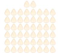 50Pcs Wooden Beads Cone Shape Unfinished Wood Beads Wooden Beads Bulk for Garland Macrame Jewelry Making DIY Farmhouse Decor