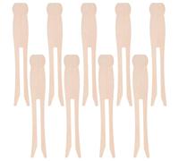 50pcs Wooden Clothespins 95mm Heavy Duty Unfinished Wood for Laundry