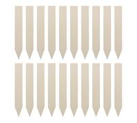 50pcs Wooden Garden Plant Labels Reusable Nursery Markers | Beige Wood Surface, Fits Small Containers, Suitable for Herb Planters, Botanical Gardens, Teachers and Nursery Staff