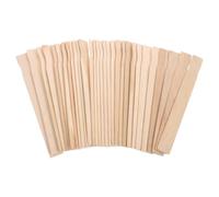 50pcs Wooden Paint Stir Stick for DIY Lovers, 9 Inch Khaki Wood | Smooth Raw Surface, Single Hand Use, Keeps Hue Original for Wall Painting and Epoxy Tasks