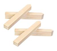 50pcs Wooden Plant Labels, Double Sided Reusable Garden Tags | Sharp Arrow Bottom for Easy Soil Insertion, Smooth Surface, Khaki Wood, Marker Not Included