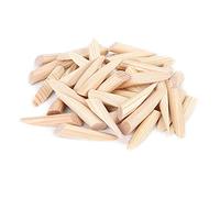 50pcs Wooden Pocket Hole Plug, Wooden Dowels Rods Woodworking Screws Pins Kit Pine Wood Plugs for Inclined Hole Various for Grooved Fluted, Craft, DIY, Carpentry, Furniture