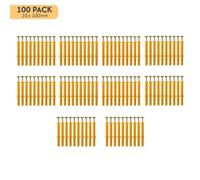 50Pcs X 2Pack Screws And Wall Plugs Set 10 X 100mm Set