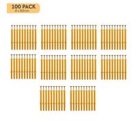 50Pcs X 2Pack Screws And Wall Plugs Set 8 X 80mm Set