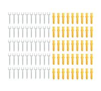 50PCS Y Invisible Seamless Nail Two Direction Fixed Claw Nails 12/25/35mm For Wood Baseboard/Skirting Installation Seamless Nails
