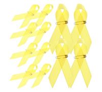 50pcs Yellow Ribbon Lapel Pin for Childhood Cancer Awareness