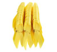 50pcs Yellow Satin Cancer Awareness Enamel Lapel Pin