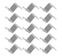 50pcs Z Shape Picture Frame Brackets for Wooden Frames, Silver Metal | Offset Corner Fastening, Secure Hold for Heavy Artwork, Quick Install, Tight-space Framing Projects