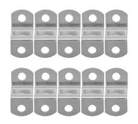 50pcs Z Shaped Right Angle Frame Clips for Canvas Picture Framing | Offset Metal Fasteners, Silver Iron Hardware, Easy Install for Gallery Projects, Wooden Frames