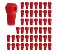 50pcs ZONADAH Peg Hook Locks Anti Theft Lock Pegboard Peg Lock Retail Security Display Hook Lock Tag Detacher Hook for Security Tag Security 7mm Red