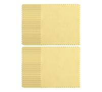 50Pieces Professional Silver Polishing Rag, Yellow