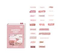 50Pieces Unique Design Paper Sticker Decorative English Letter Great for Scrapbooking and Diaries Embellishment Decorative Paper