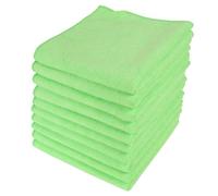 50pk Green Large Microfibre Home Valeting Dusters Polishing Cleaning Cloths