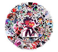 50PSC Helluva Boss Stickers, Cartoon Anime Movie Stickers, Waterproof Graffiti Vinyl DIY Decals for Skateboard Laptop Guitar Luggage Skateboard, Teens and Adults