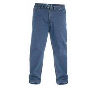 (50R, Blue) Duke London Mens Kingsize Bailey Elasticated Waist Jeans