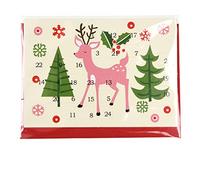 50s Christmas Mini Advent Christmas Card