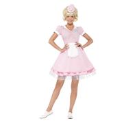 50s Diner Girl Costume, Pink