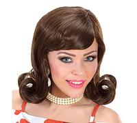 50s Flip s - Brown Wig for Hair Accessory Fancy Dress