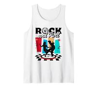 50s Rockabilly Rock and Roll Retro Party 60s Doo Wop Vintage Tank Top