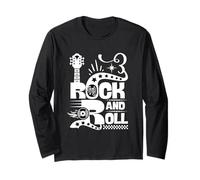 50s Rockabilly Vintage Clothes Retro Style Rock and Roll Long Sleeve T-Shirt