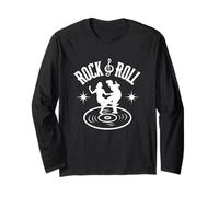 50s Rockabilly Vintage Clothes Retro Style Rock and Roll Long Sleeve T-Shirt