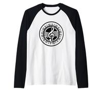 50s Rockabilly Vintage Clothes Retro Style Rock and Roll Raglan Baseball Tee