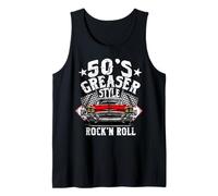 50s Sock Hop Classic Car Rockabilly 1950s Dance Party Groovy Tank Top