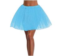 50s Women's TeenTulle Tutu Skirt Adult Elastic Classic Layered Tutu Skirt Fancy Dress Ballet Prom Party Costume Tulle Tutu Skirt for Girls Vintage Style Skirt Dancing Skirt Carnival Costume