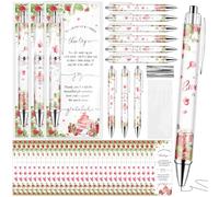 50Set Strawberry Baby Shower Favors for Guests A Berry Sweet Baby Is On The Way Ballpoint Pens Thank You Greeting Cards Babys Shower Party Gifts for Gender Reveal Souvenir Pregnancy Party Game Prizes
