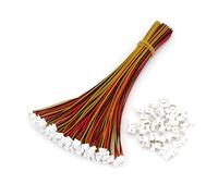 50Sets 1.25mm 3-Pin Single End 15cm 28AWG Wire to Board Connector MQXFCZUX