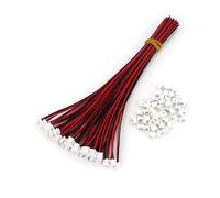50Sets 2Pin Single End JST Pitch 1.25mm 15cm 28AWG Wire to Board Connector CZAOINCU