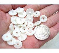 50Sets T5 1.2cm Off White Cream Plastic Resin Snaps Button Fasteners Press Stud Poppers