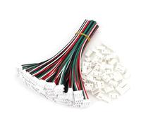 50Sets XH2.54 Pitch 2.54mm 4-Pin Single End 15cm Electronic Wire To Board Connector AUOQKQUT