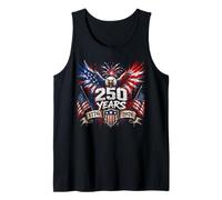 50th Anniversary 250 Year America Freedom Eagle Tank Top