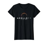 50th Anniversary Apollo 11 Moon Landing T-Shirt, Women, Black, Medium