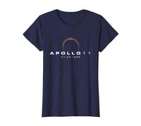 50th Anniversary Apollo 11 Moon Landing T-Shirt, Women, Navy Blue, Large
