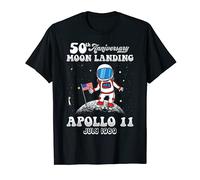 50th Anniversary Moon Landing Kids Apollo 11 TShirt