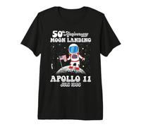 50th Anniversary Moon Landing Kids Apollo 11 Tshirt Premium T-Shirt